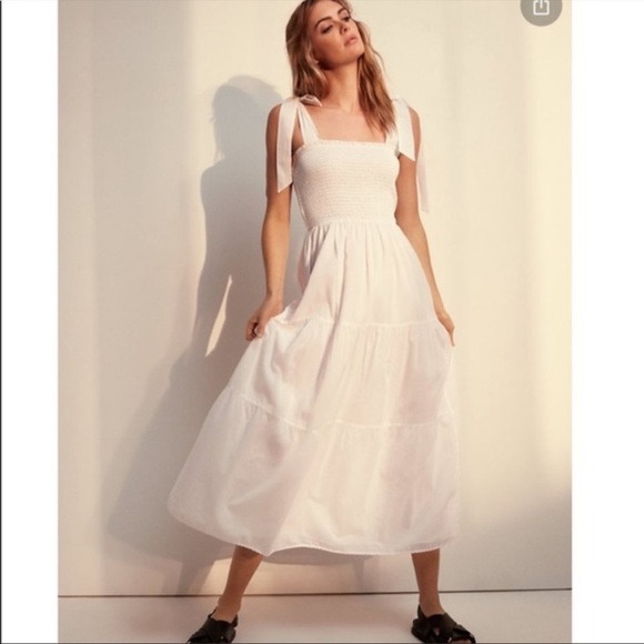 Aritzia Wilfred La Boheme Alba Dress Long Sleeveless Dress - Picture 2 of 6